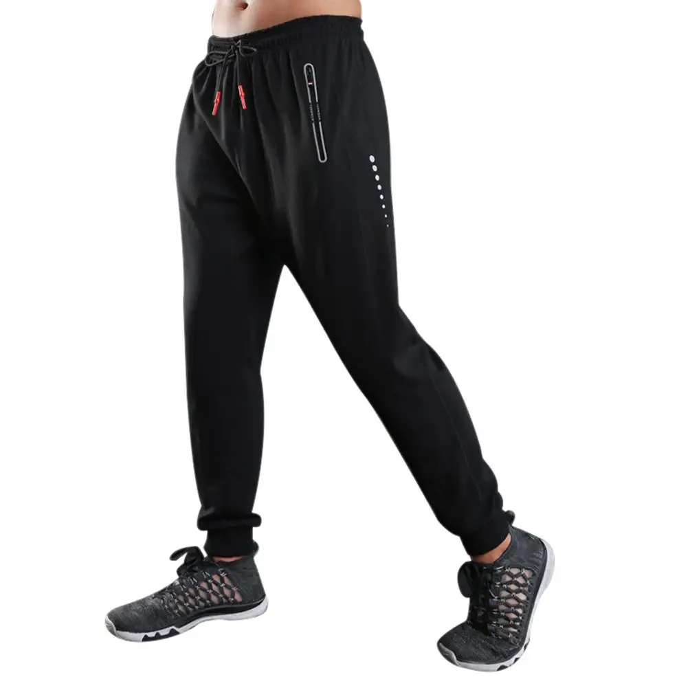 

2020 new Men Ankle Tie Drawstring Breathable Gym Exercise Fitness Long Pants Sweatpants comfortable